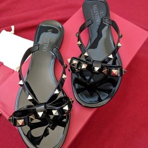 Valentino Garavani 'Rockstud' Flip Flop
